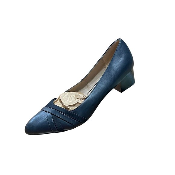 Cloudwalkers Womens Olivia Black Low Heel Pumps 12W - Picture 12 of 12